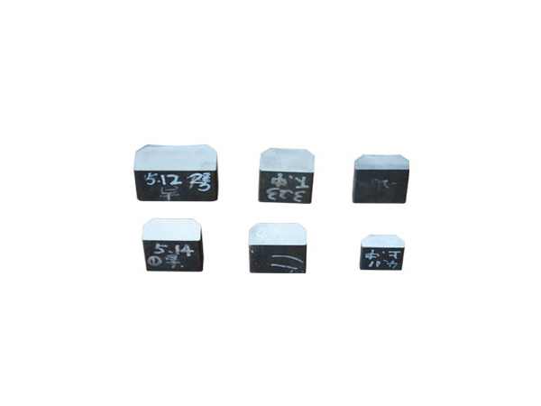 Key strip sample for pile driver